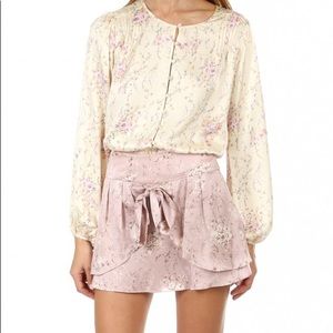 BISCOTTI LOVESHACKFANCY TALIA TOP